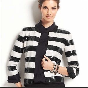 Ann Taylor sequin designed blazer